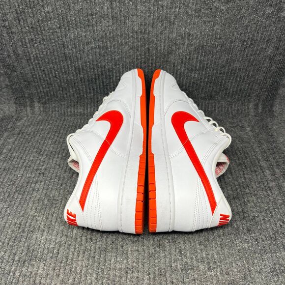 Nike Dunk Low White Picante Red Leather Shoes Men’s Size 14 DV0831-103 main image 8